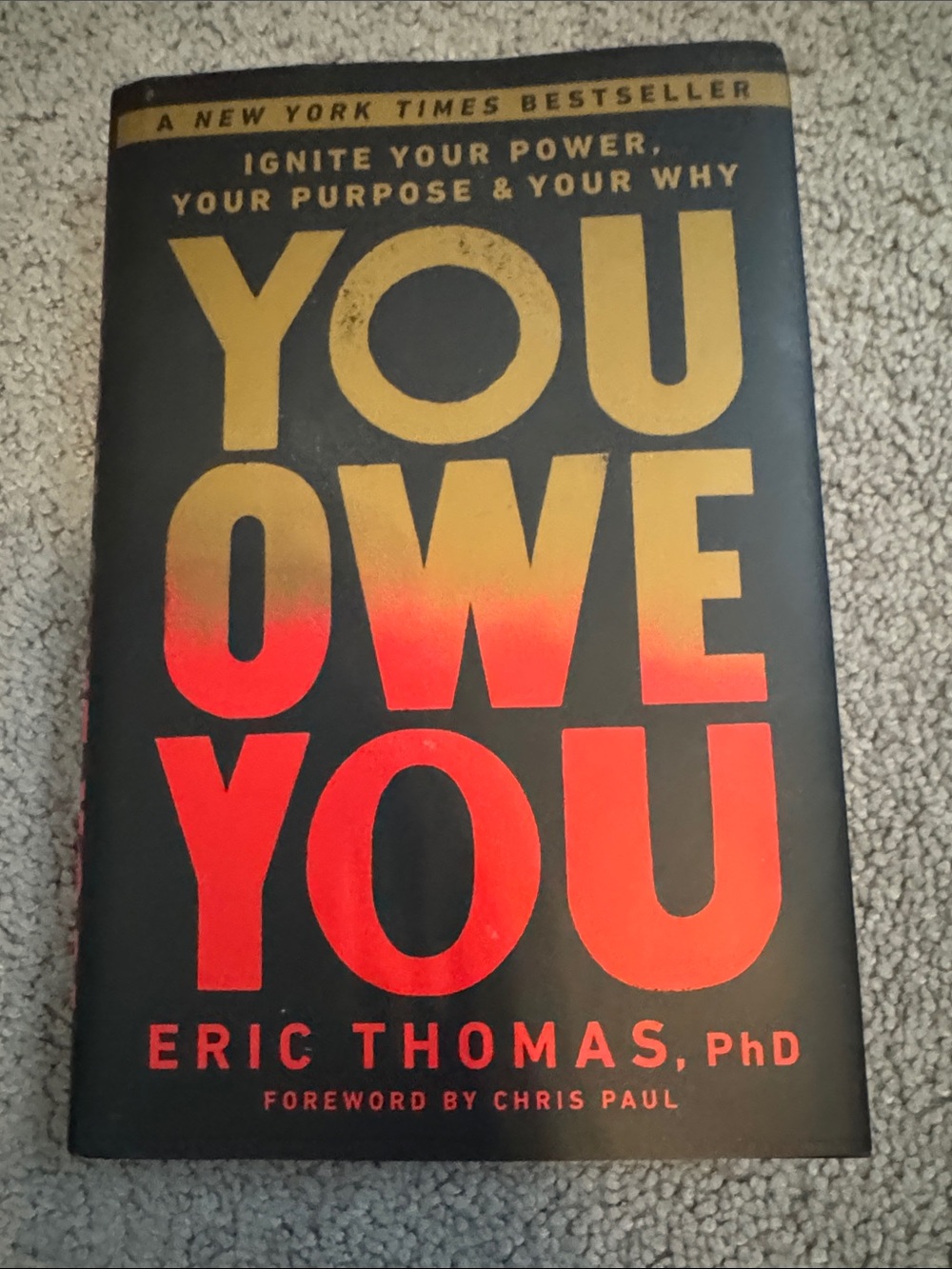 You Owe You Hardcover Book - Perfect Condition